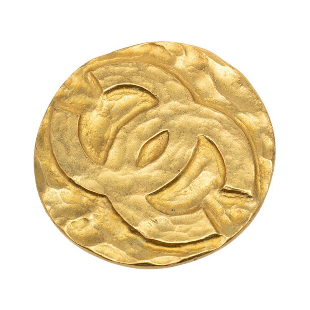 Chanel Cc Logo Brooch Metal #247111C78B